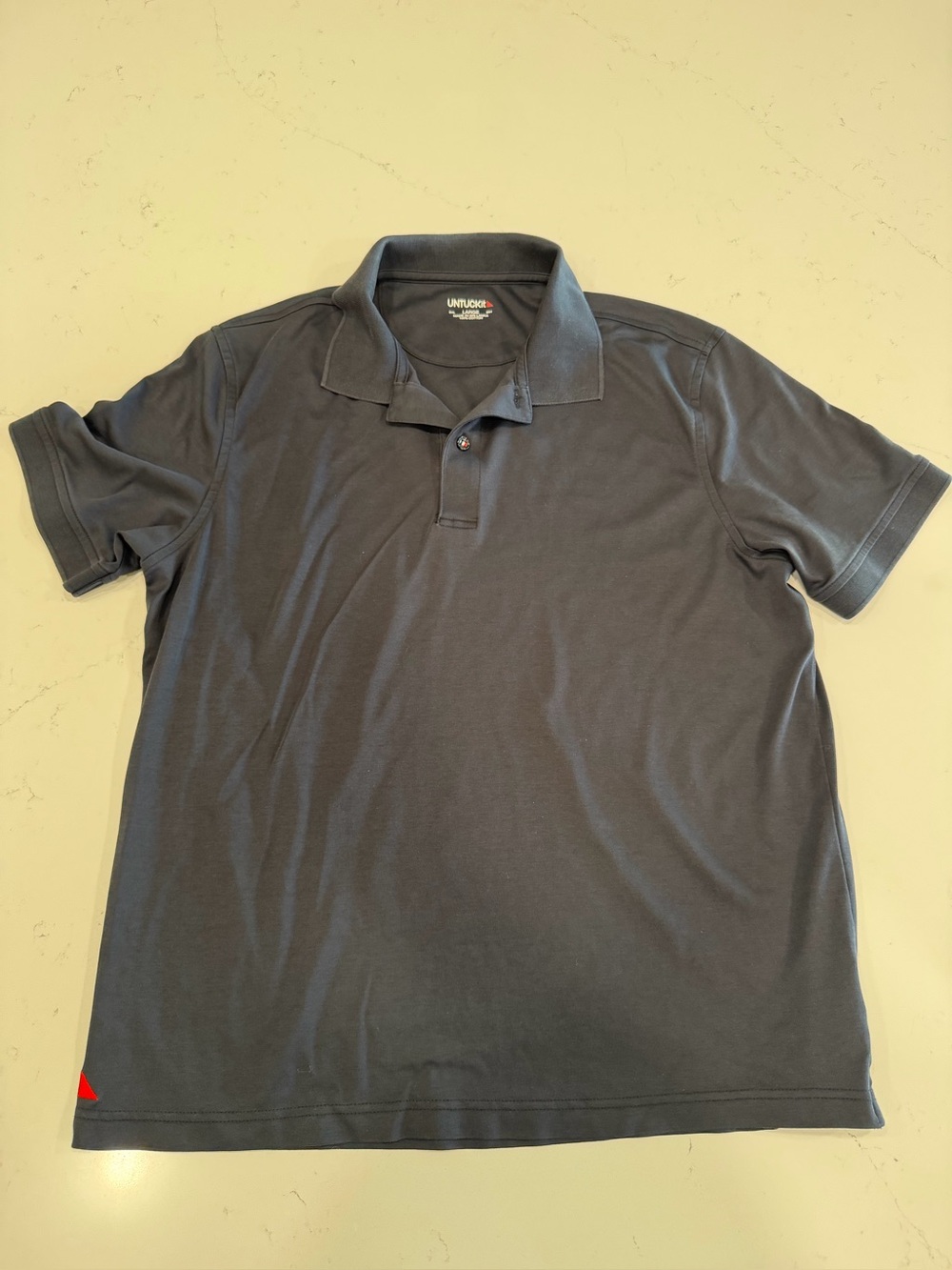 UNTUCKit Men’s Navy Polo Shirt - Large